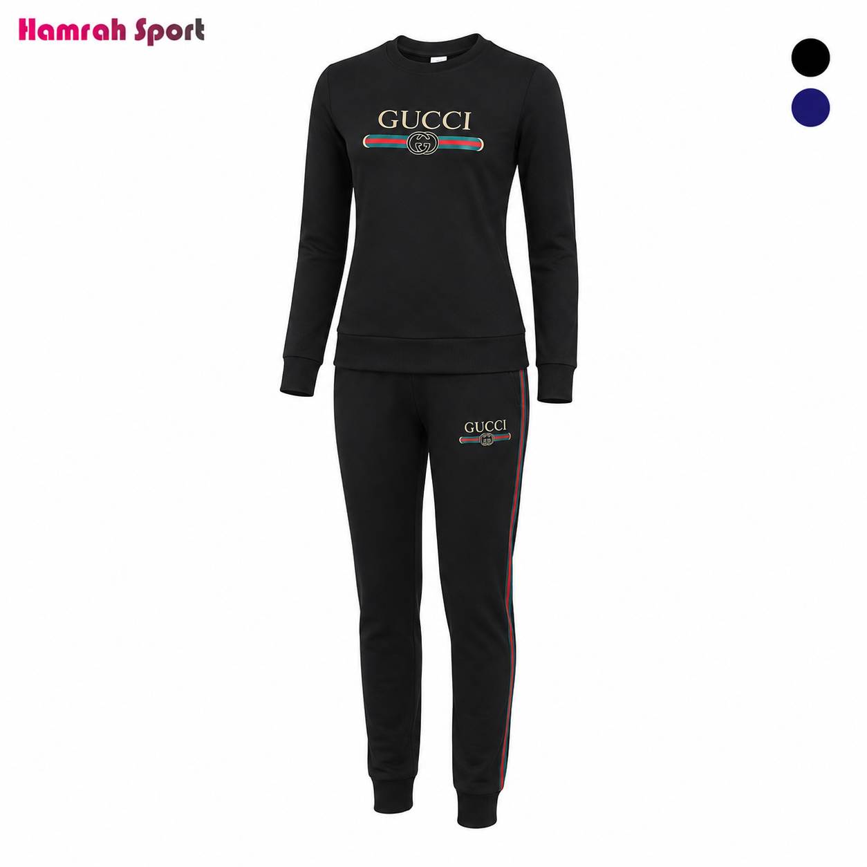 ست لباس و شلوار اسلش زنانه GUCCI دورس اعلا