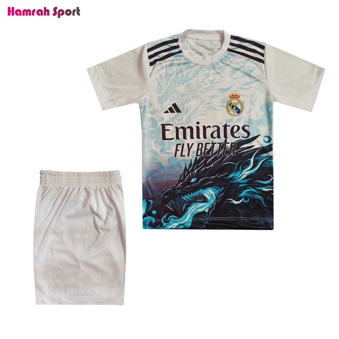 لباس دراگون رئال مادرید شماره 10 امباپه با امضا