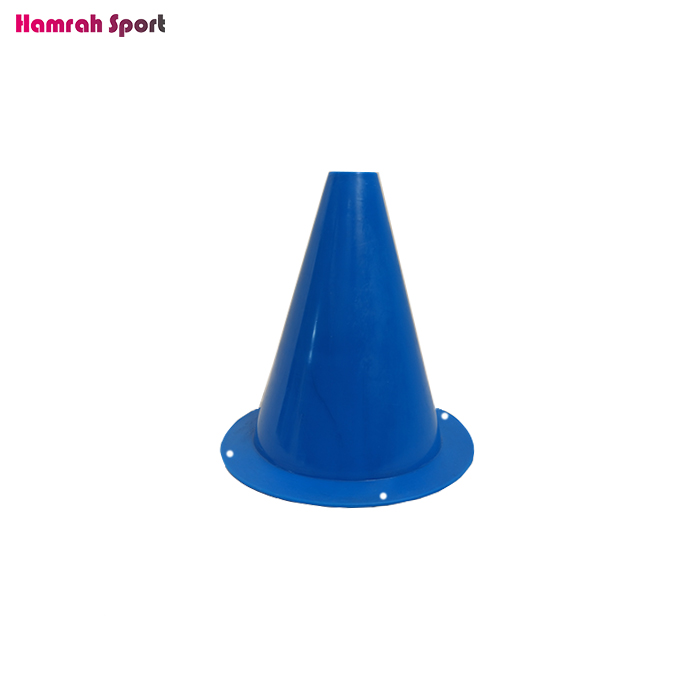 مانع ورزشی مخروطی نشکن کوچک ارتفاع 18cm - بسته 3 عددی