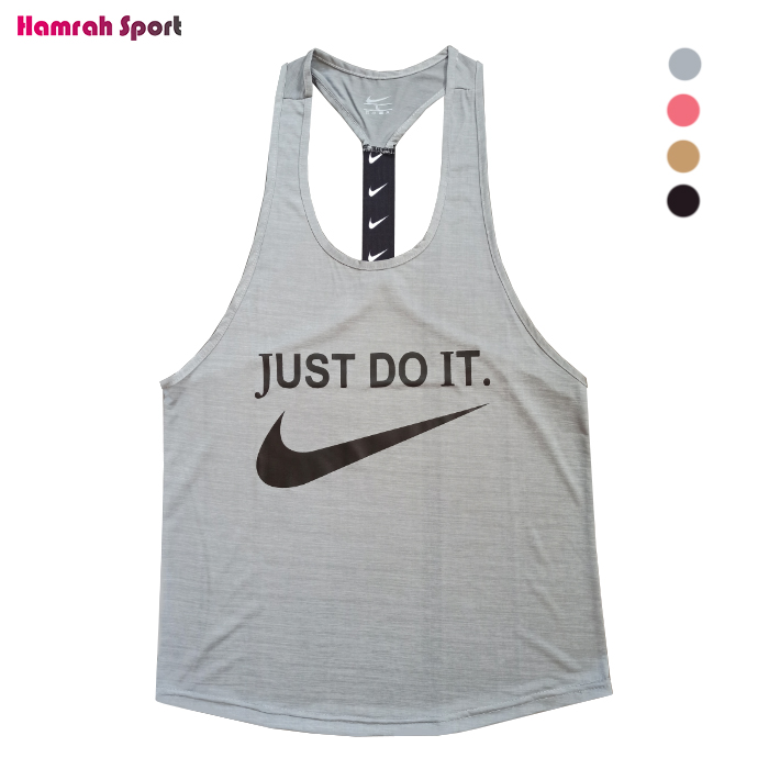 رکابی بدنسازی پشت کش دار نایک مدل NIKE JUST DO IT