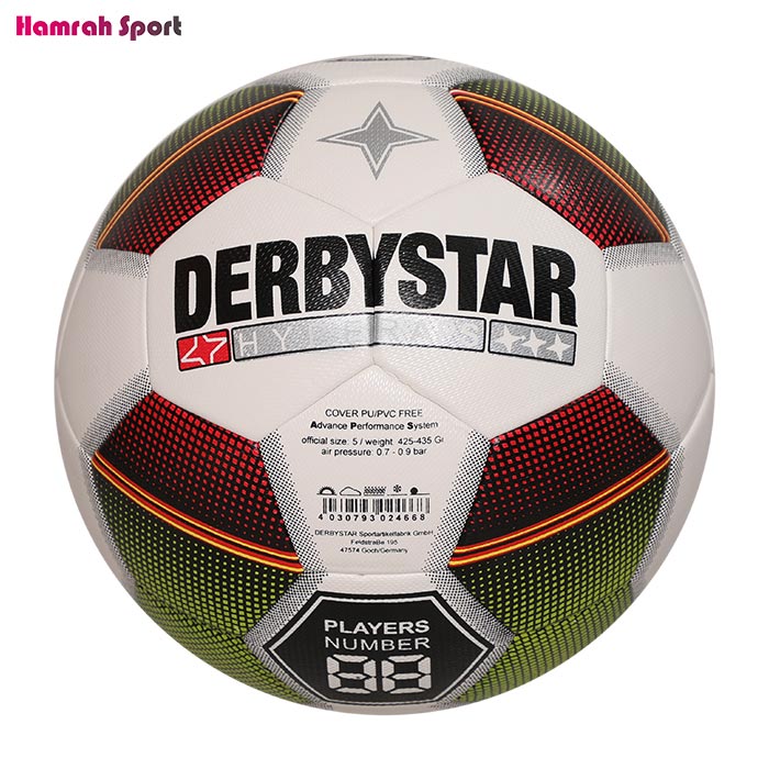توپ فوتبال دربی استار (DERBYSTAR) مدل PLAYER NUMBER اعلا