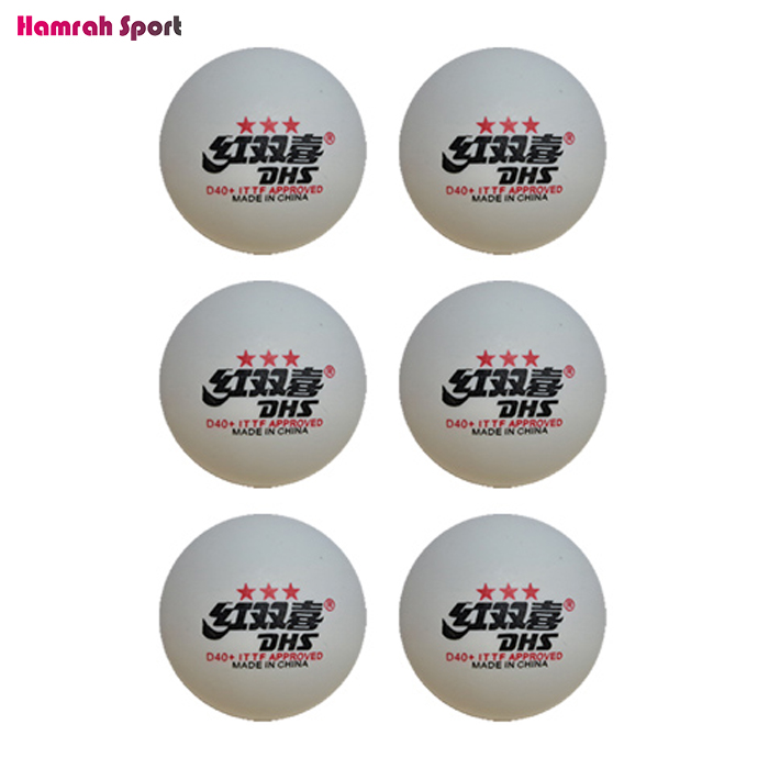 توپ پینگ پنگ دی اچ اس 3 ستاره ( DHS 3 STAR) - بسته 6عددی