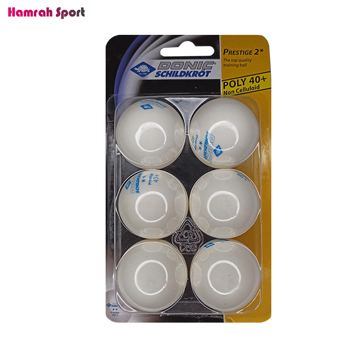 توپ پینگ پنگ دونیک پرستیژ دو ستاره +PRESTIGE 40 اعلا بسته 6 عددی