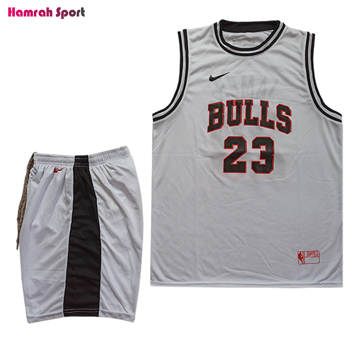 ست رکابی و شلوارک مردانه بسکتبالی BULLS اعلا