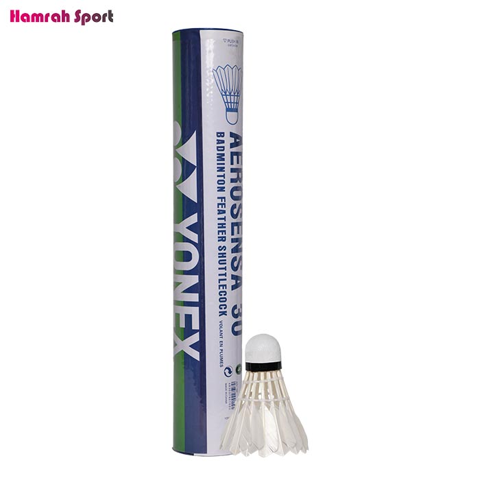 توپ بدمینتون یونکس پری اعلا YONEX AEROSENSA30-چوب پنبه ای-12عدد
