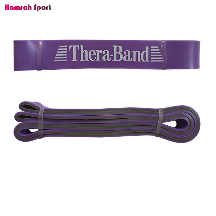 کش پاورباند بنفش تراباند Thera-Band دو لایه عرض 32 میلیمتر
