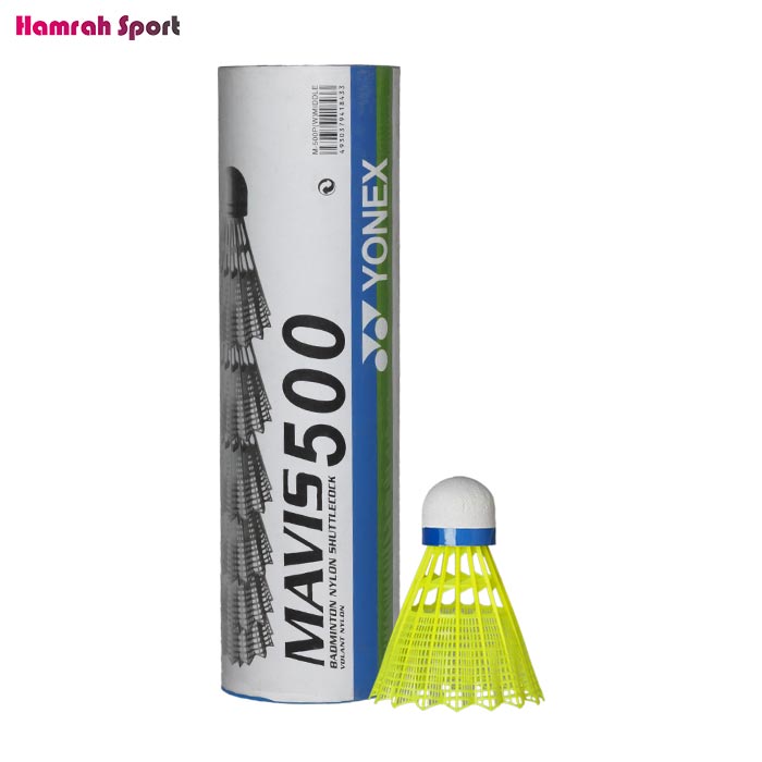 توپ بدمینتون یونکس مدل YONEX MAVIS 500 - بسته 6عددی