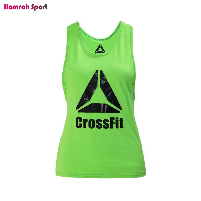 تاپ ورزشی زنانه کراس فیت (cross fit) مناسب روی نیم تنه