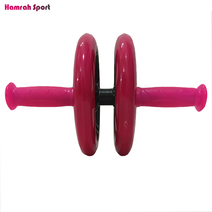چرخ تمرین شکم دوبل exercise wheel - چرخ ژله ای بزرگ
