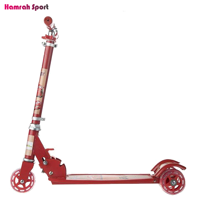 اسکوتر کودک سه چرخ ژله ای طرح دختر کفشدوزکی سری اعلا