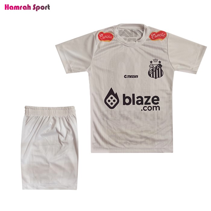 لباس نیمار تیم سانتوس کیت اول ست پیراهن و شورت پسرانه