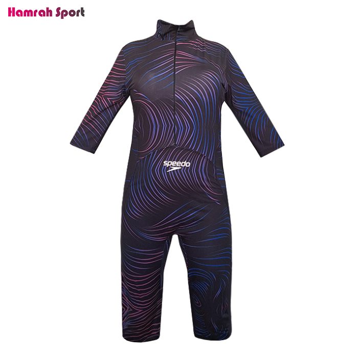 مایو شنا اسلامی زنانه کاپ دار اسپیدو SPEEDO پادار