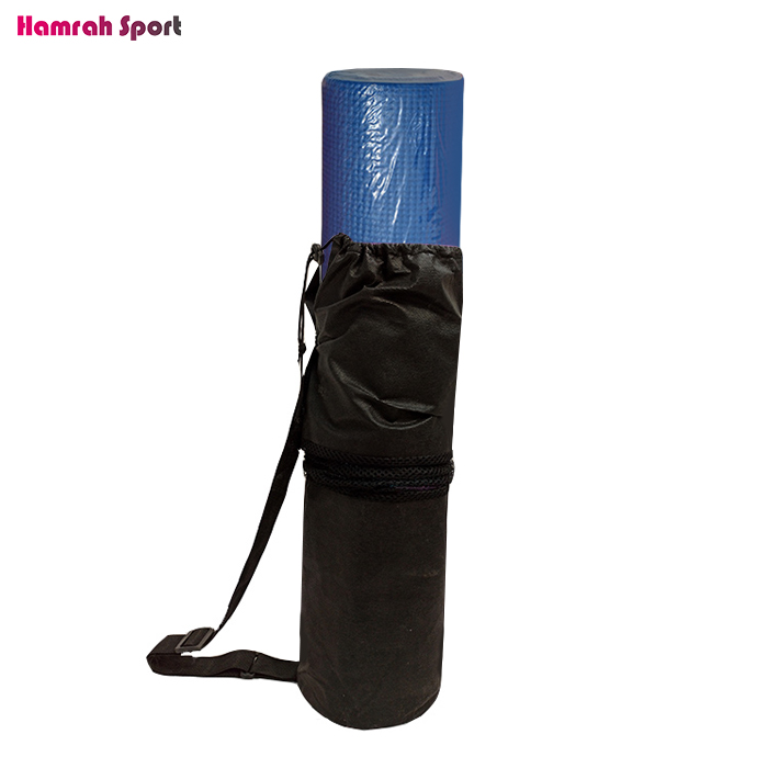 مت یوگا 8 میل خارجی YOGA MAT PVC بافت نرم اعلا - کاور دار