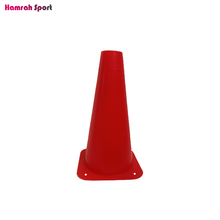 مانع ورزشی مخروطی بزرگ نشکن ارتفاع 36cm - بسته 3 عددی
