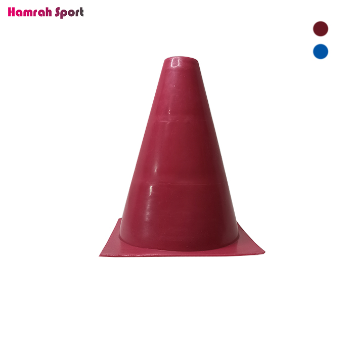 مانع مخروطی ورزشی نرم - ارتفاع 18 سانتیمتر - بسته 4 عددی