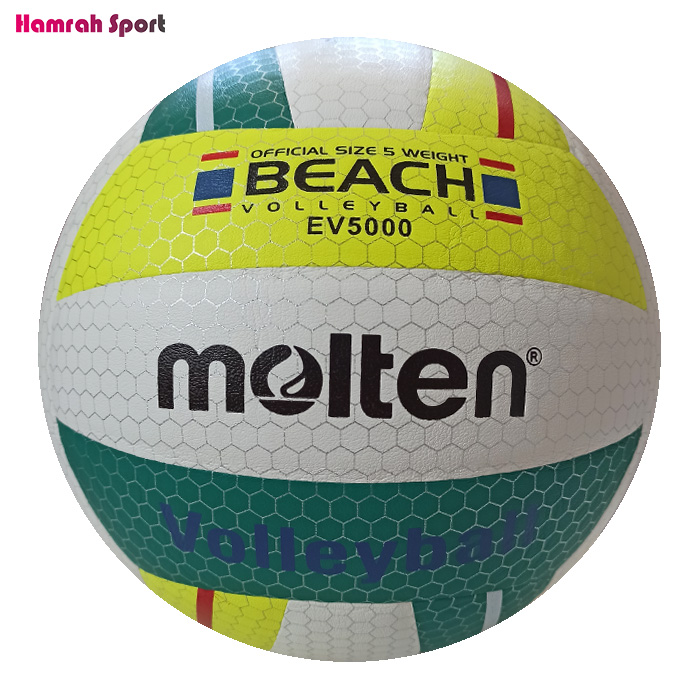توپ والیبال مولتن تایلندی MOLTEN EV5000 BEACH زنبوری اعلا