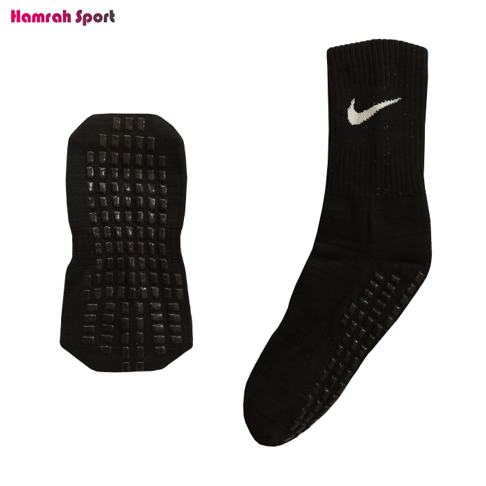 جوراب استپ دار ورزشی نایک NIKE مدل NK-SC/BLACK استپ ژله ای اعلا