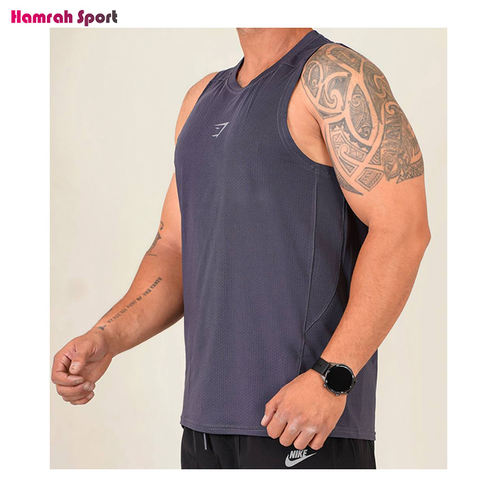 رکابی آستین حلقه ای ورزشی جیم شارک GYMSHARK استرج سوزنی اعلا