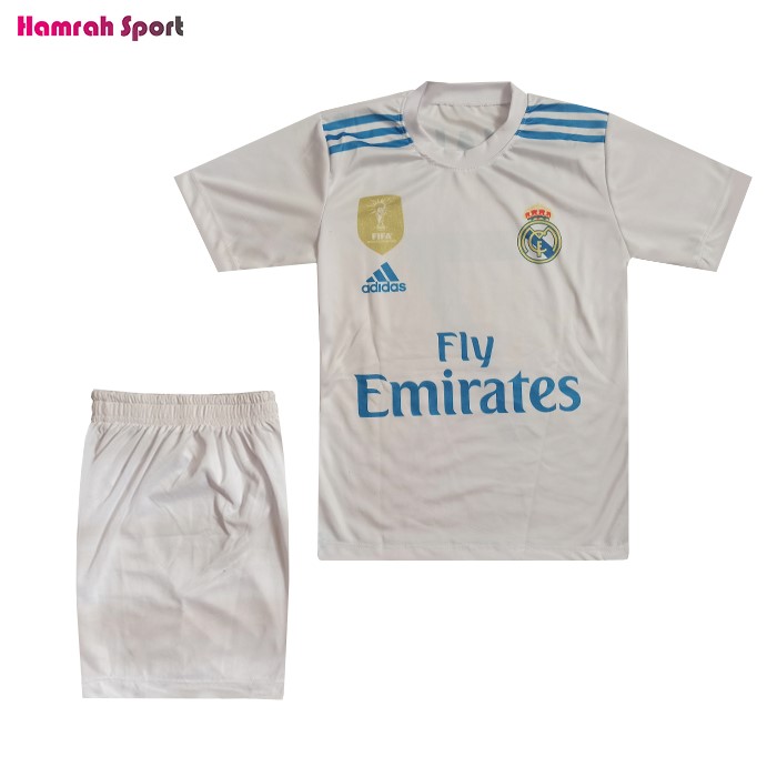 لباس رونالدو رئال مادرید 2018 کیت کلاسیک رئال پیراهن شورت پسرانه